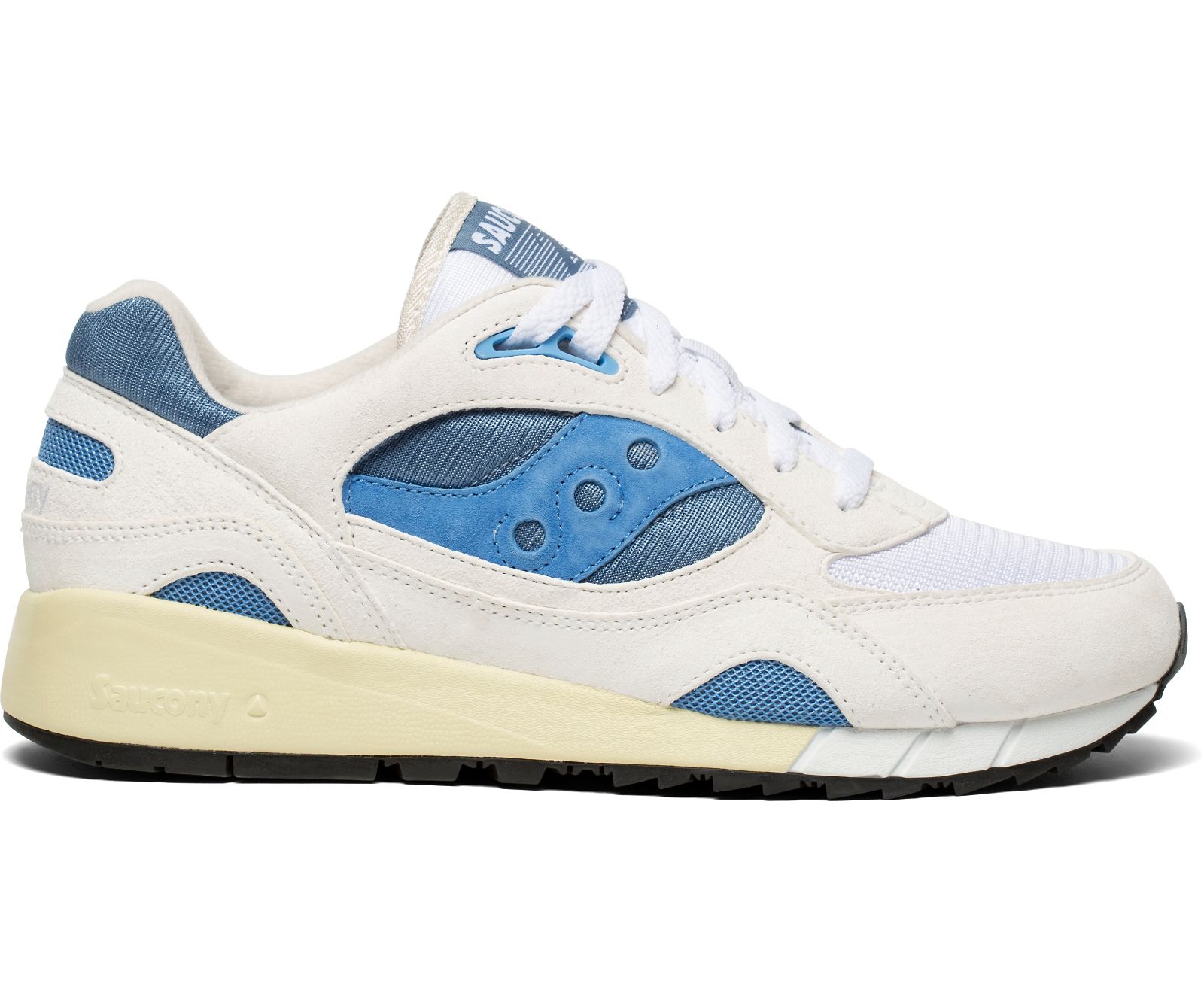 Saucony Shadow 6000 Originals Herr Vita Blå | Sverige 782DFM